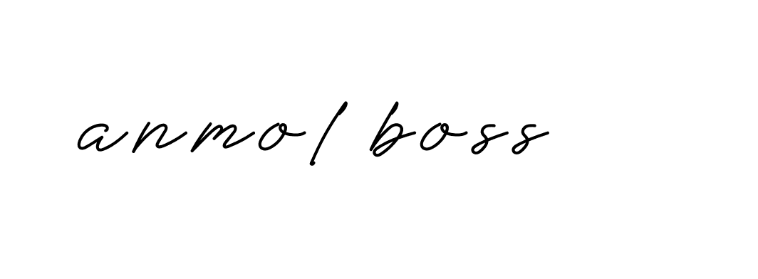 Signature of anmol-boss