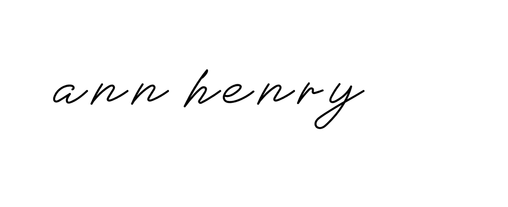 Signature of ann-henry