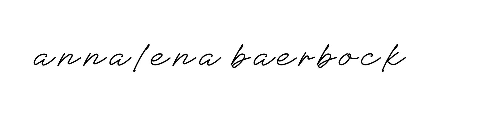 Signature of annalena-baerbock