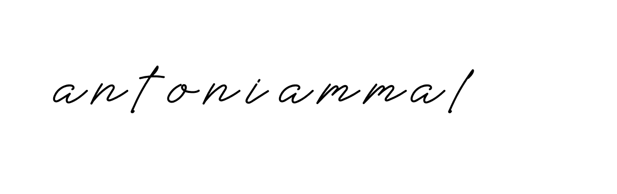 Signature of antoniammal