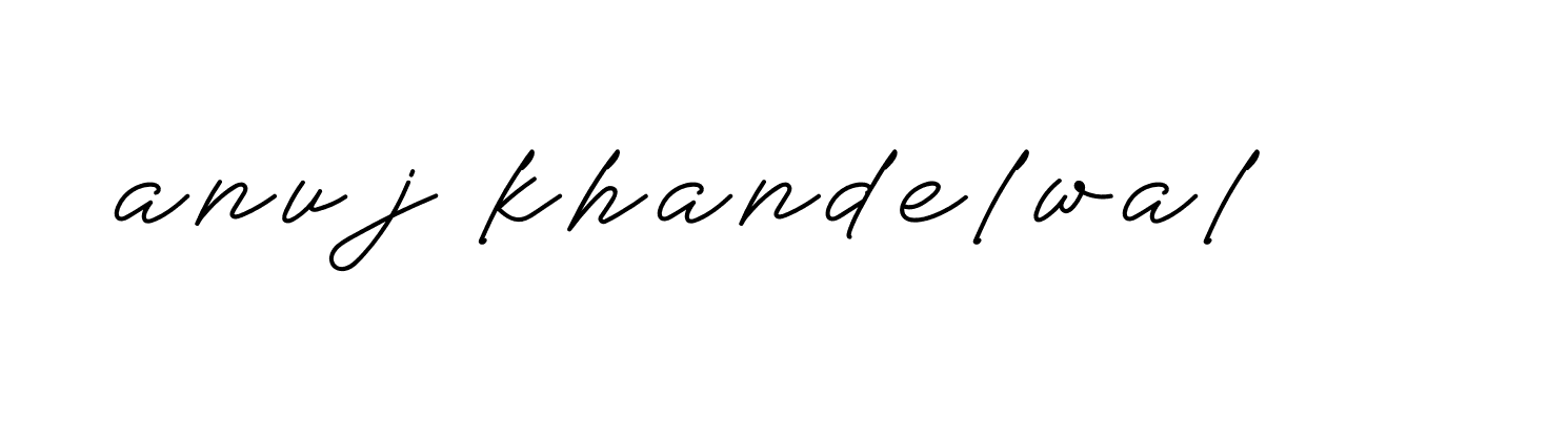 Signature of anuj-khandelwal