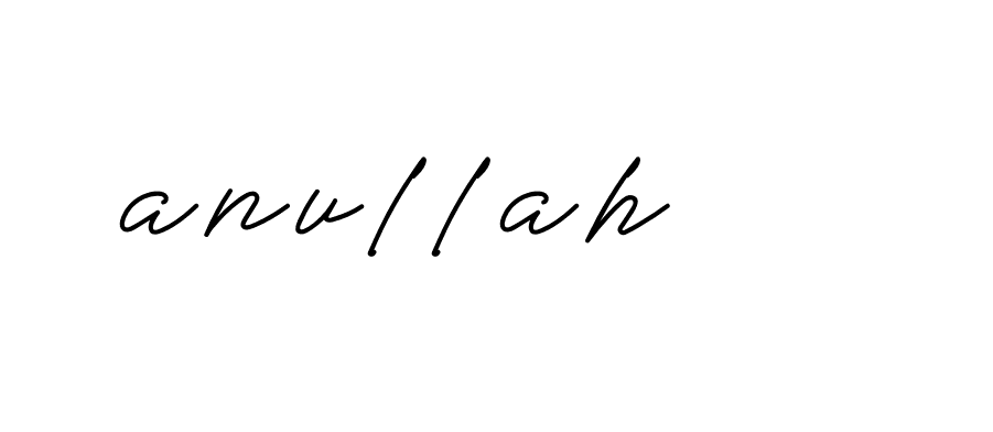 Signature of anullah