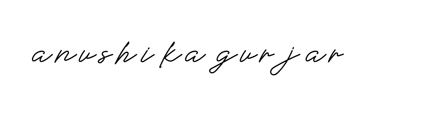 Signature of anushika-gurjar