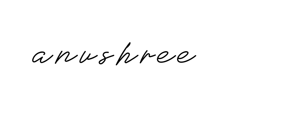 Signature of anushree