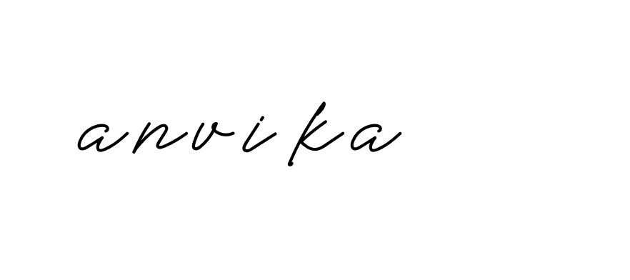 Signature of anvika-