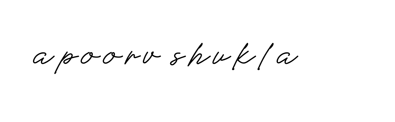 Signature of apoorv-shukla-