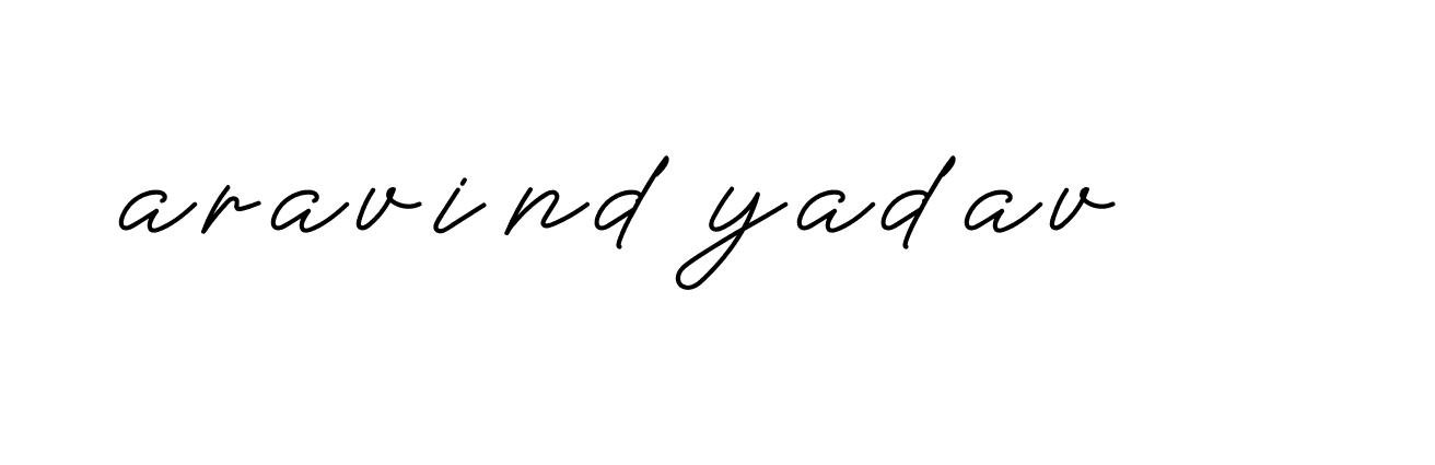 Signature of aravind-yadav