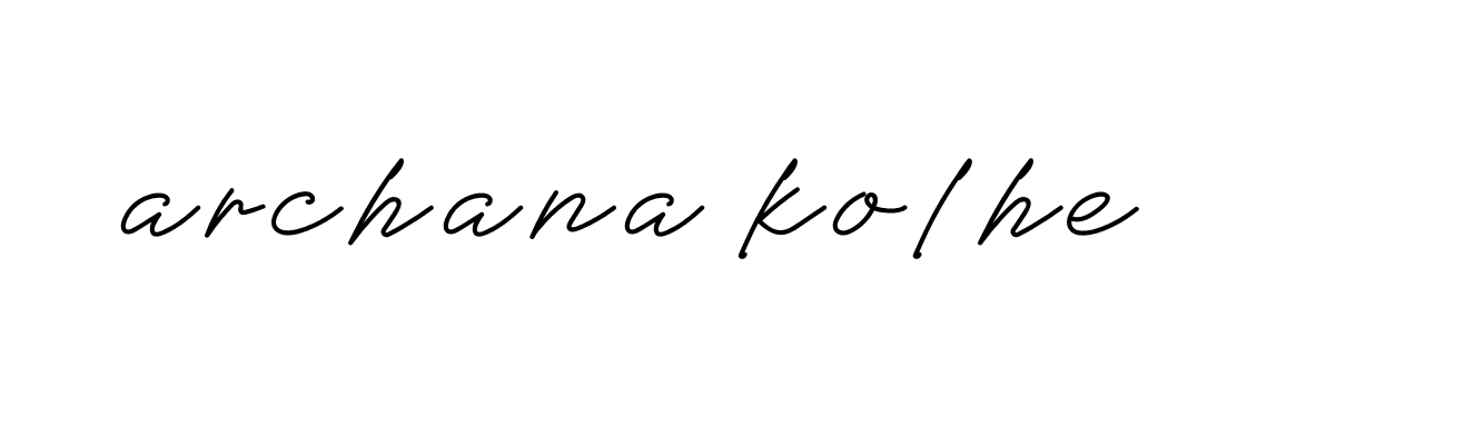 Signature of archana-kolhe