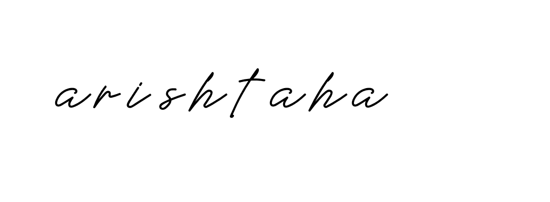 Signature of arishtaha-