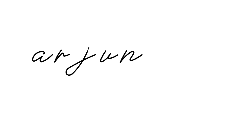 Signature of arjun-