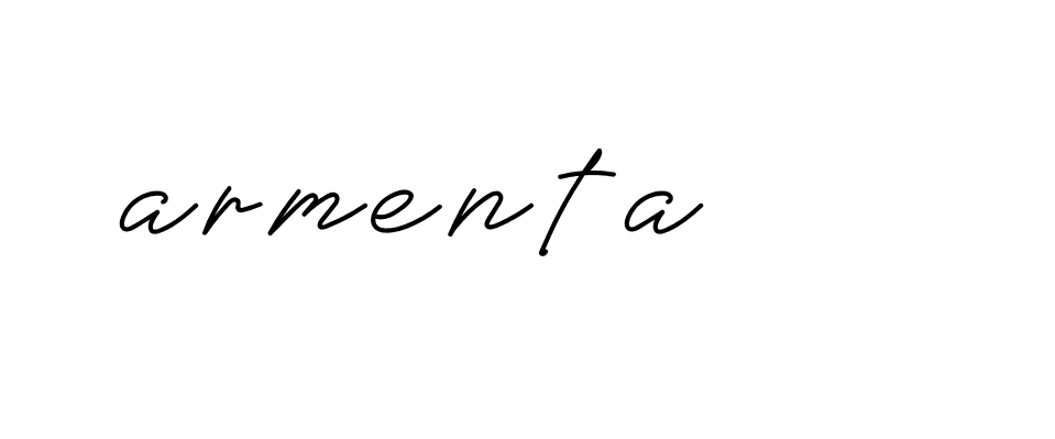 Signature of armenta-