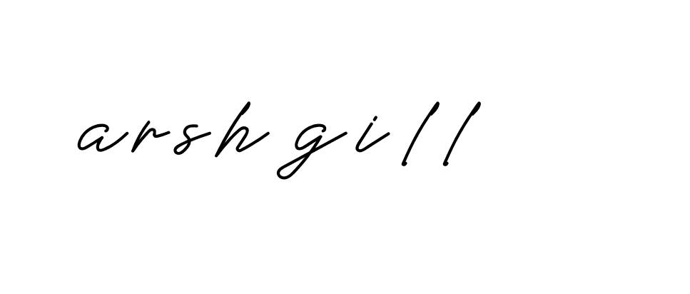 Signature of arsh-gill