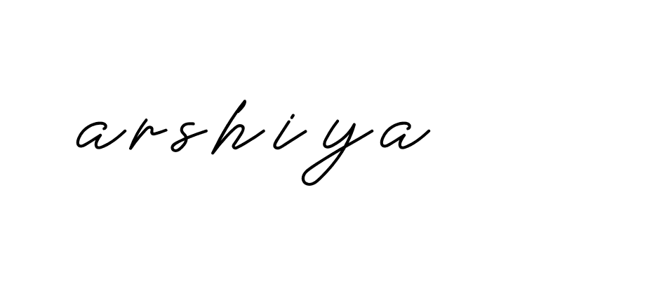 Signature of arshiya-