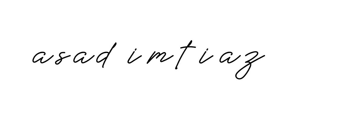 Signature of asad-imtiaz