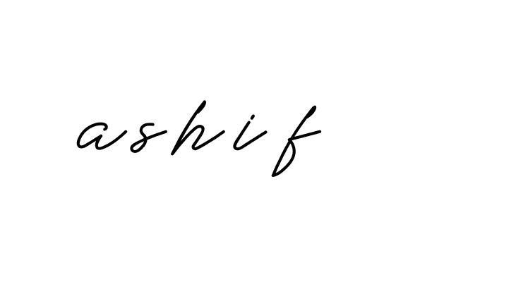 Signature of ashif