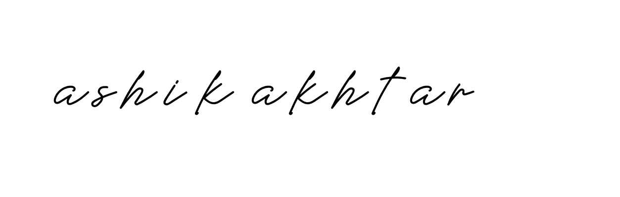 Signature of ashik-akhtar