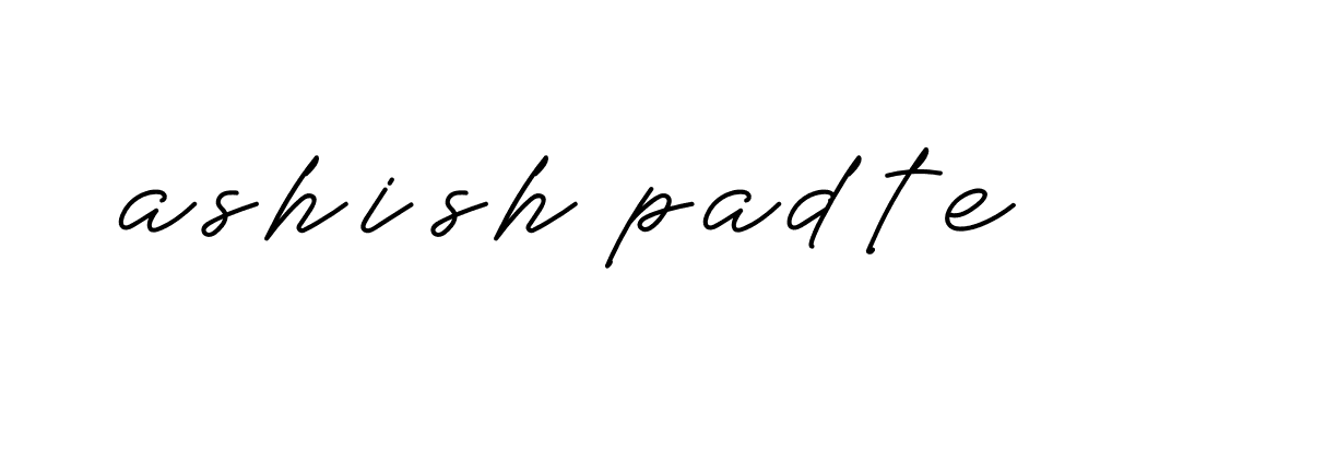 Signature of ashish-padte