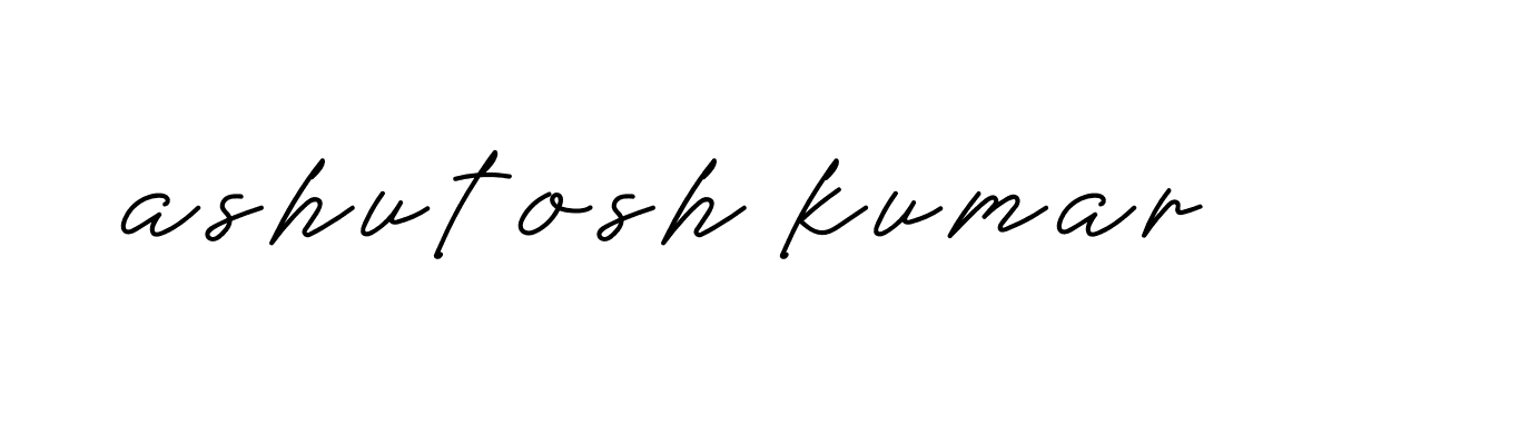 Signature of ashutosh-kumar