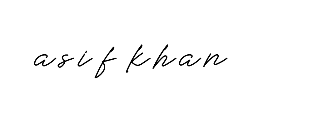 Signature of asif-khan