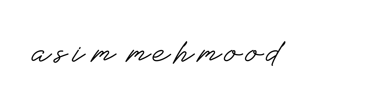 Signature of asim-mehmood