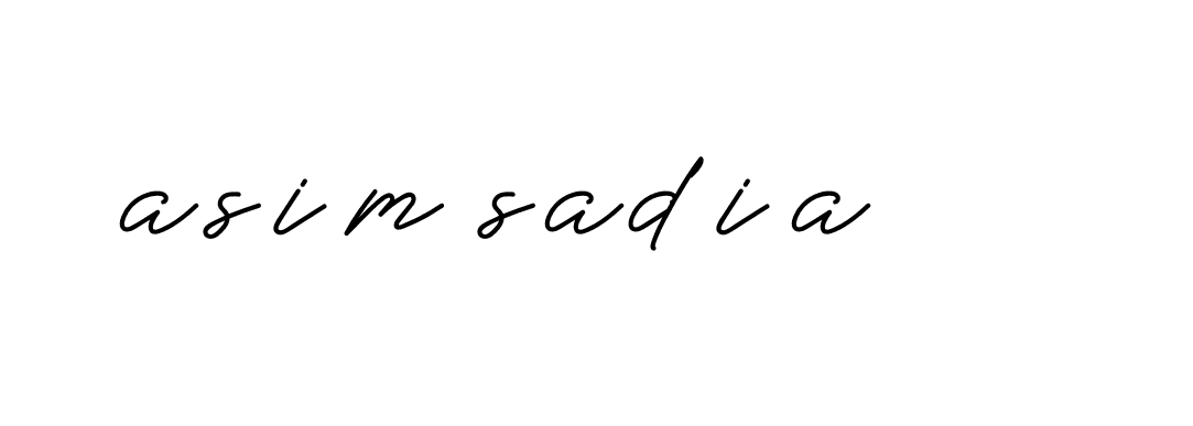 Signature of asim-sadia