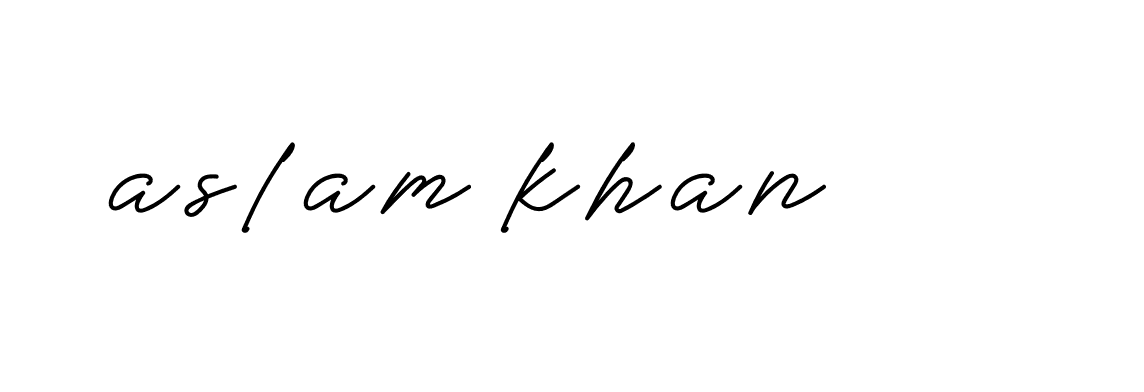 Signature of aslam-khan-