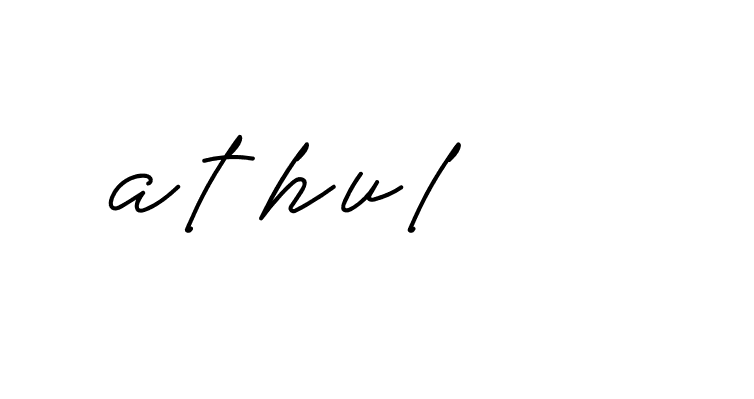 Signature of athul