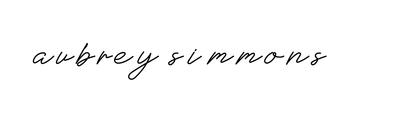 Signature of aubrey-simmons