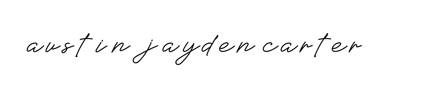 Signature of austin-jayden-carter