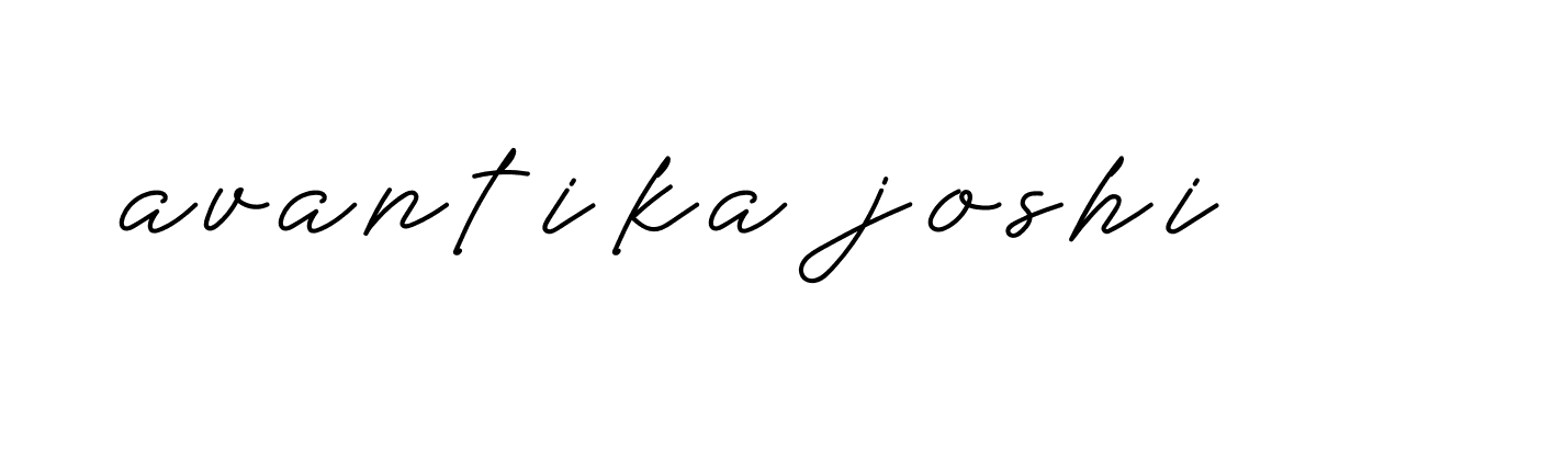 Signature of avantika-joshi