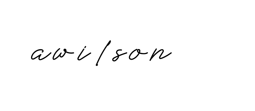 Signature of awilson