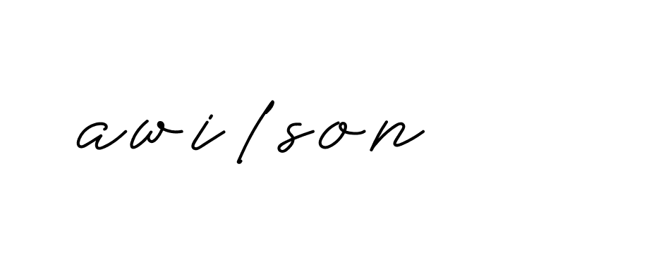 Signature of awilson-