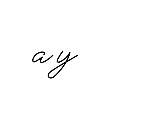 Signature of ay