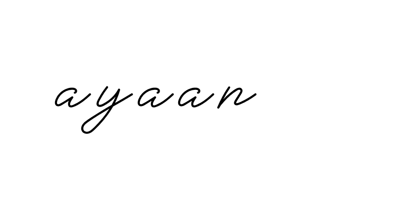 Signature of ayaan-