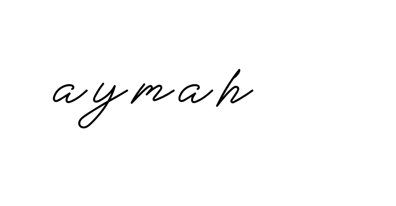 Signature of aymah