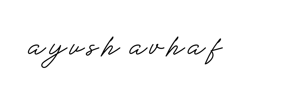 Signature of ayush-avhaf