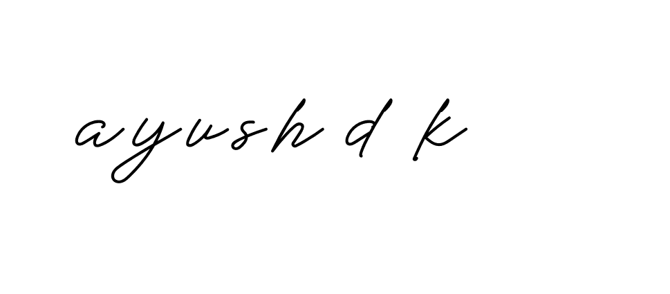 Signature of ayush-d-k