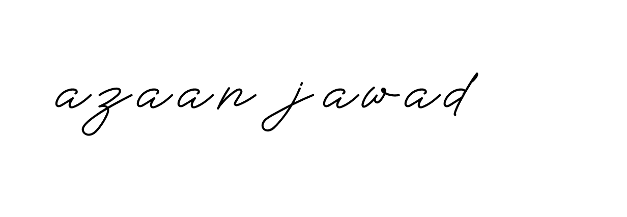 Signature of azaan-jawad