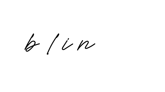 Signature of b-lin