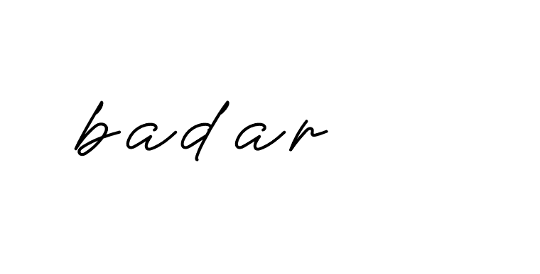 Signature of badar