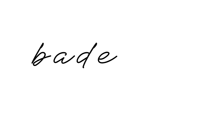 Signature of bade