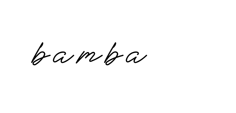 Signature of bamba