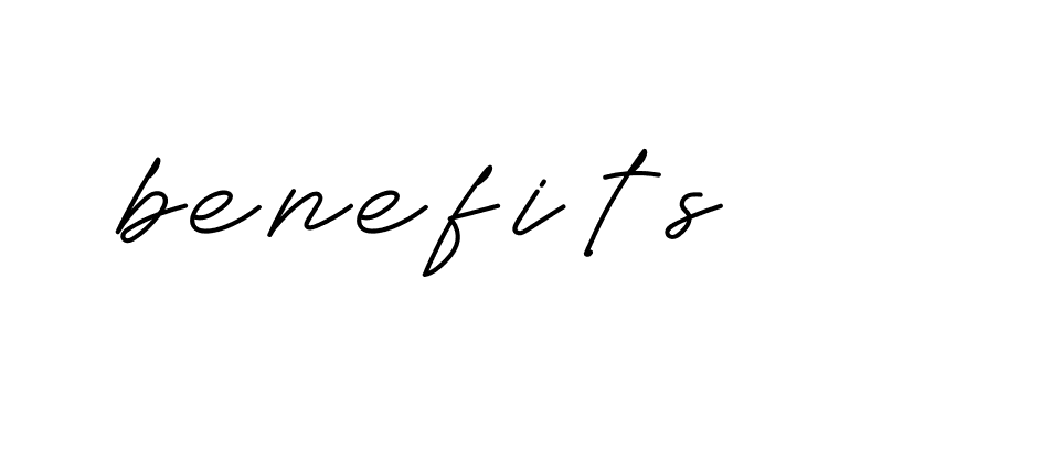 Signature of benefits