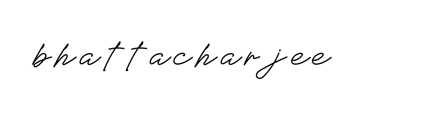 Signature of bhattacharjee