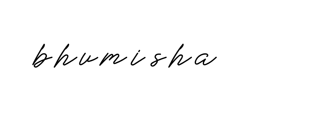 Signature of bhumisha