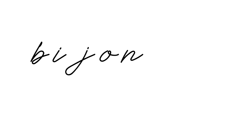 Signature of bijon