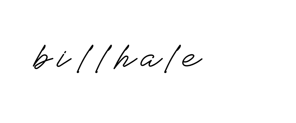 Signature of billhale