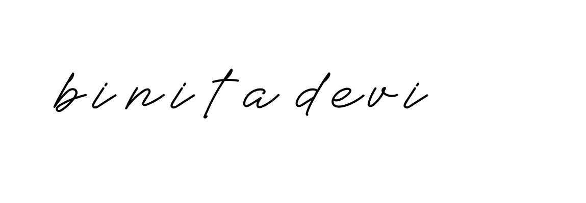 Signature of binita-devi