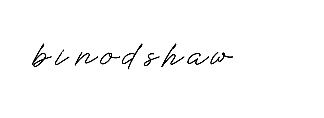 Signature of binodshaw