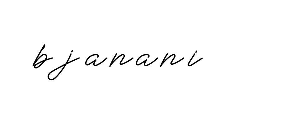 Signature of bjanani